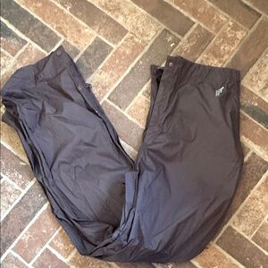 Women's Dark Brown Rain Pants